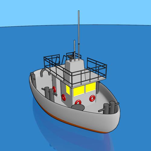 Cartoon Boat preview image
